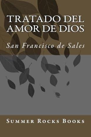 Portada de Tratado del amor de Dios